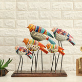 Vedas W Oni Cluster Bird Table Decor