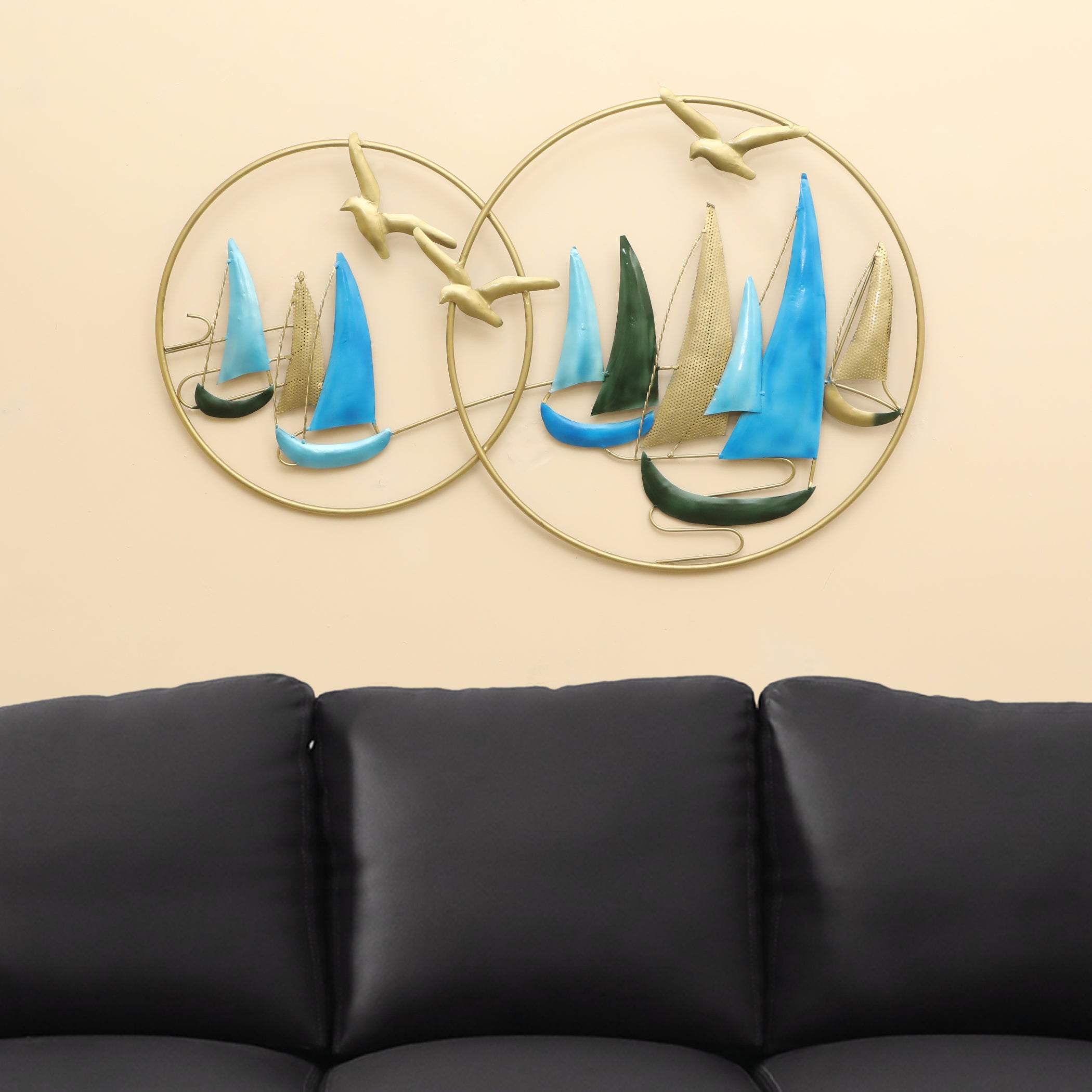 Vedas W-Seas the Day Boat Wall Decor