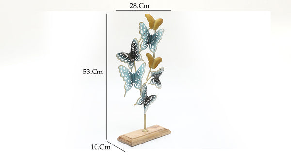 Vedas F Misty Flying Butterfly Table Decor dimensions