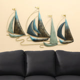 Vedas W Neptune Boat Wall Decor