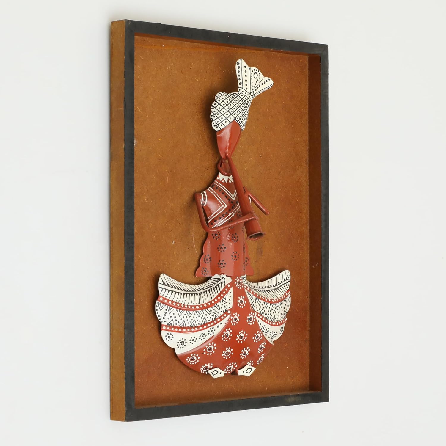 Vedas W-Akemi Flute Handpainted Wall Decor