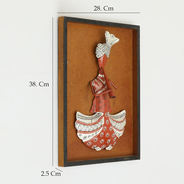 Vedas W Akemi Flute Handpainted Wall Decor dimensions