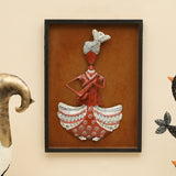 Vedas W Akemi Sitar Handpainted Wall Decor