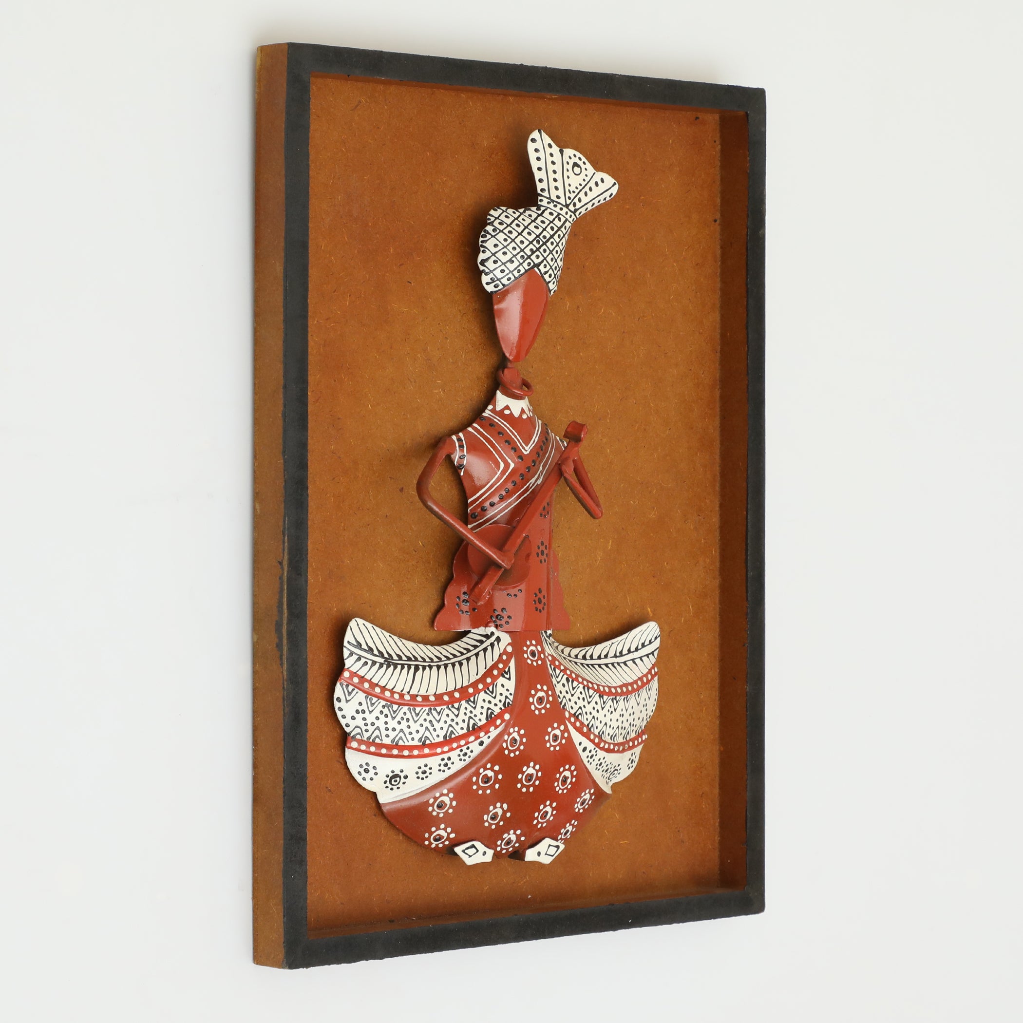 Vedas W-Akemi Sitar Handpainted Wall Decor