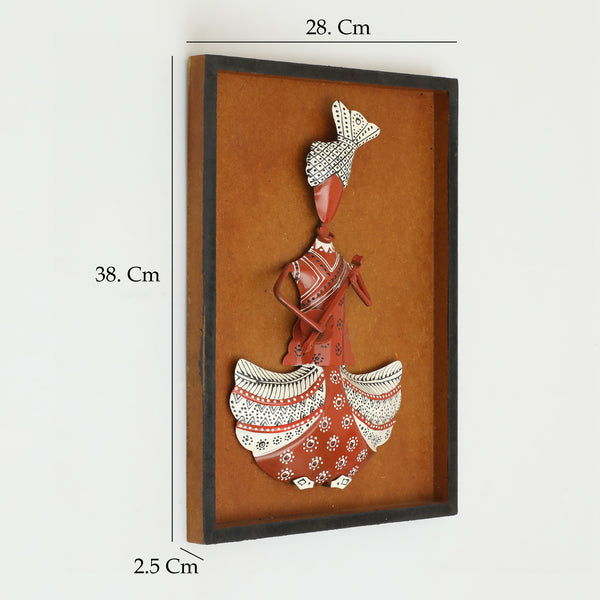 Vedas W Akemi Sitar Handpainted Wall Decor dimensions