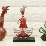 Vedas F Akemi Flute Handpainted Table Decor Showpiece