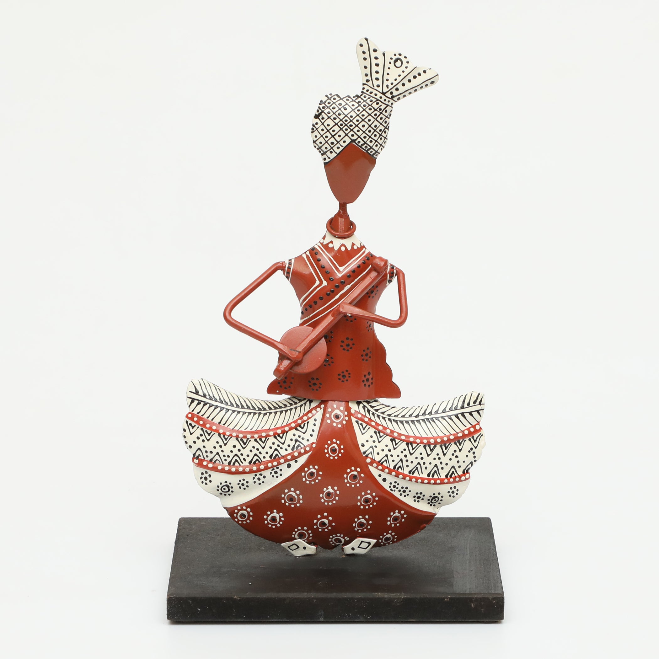 Vedas F-Akemi Sitar Handpainted Table Decor showpiece