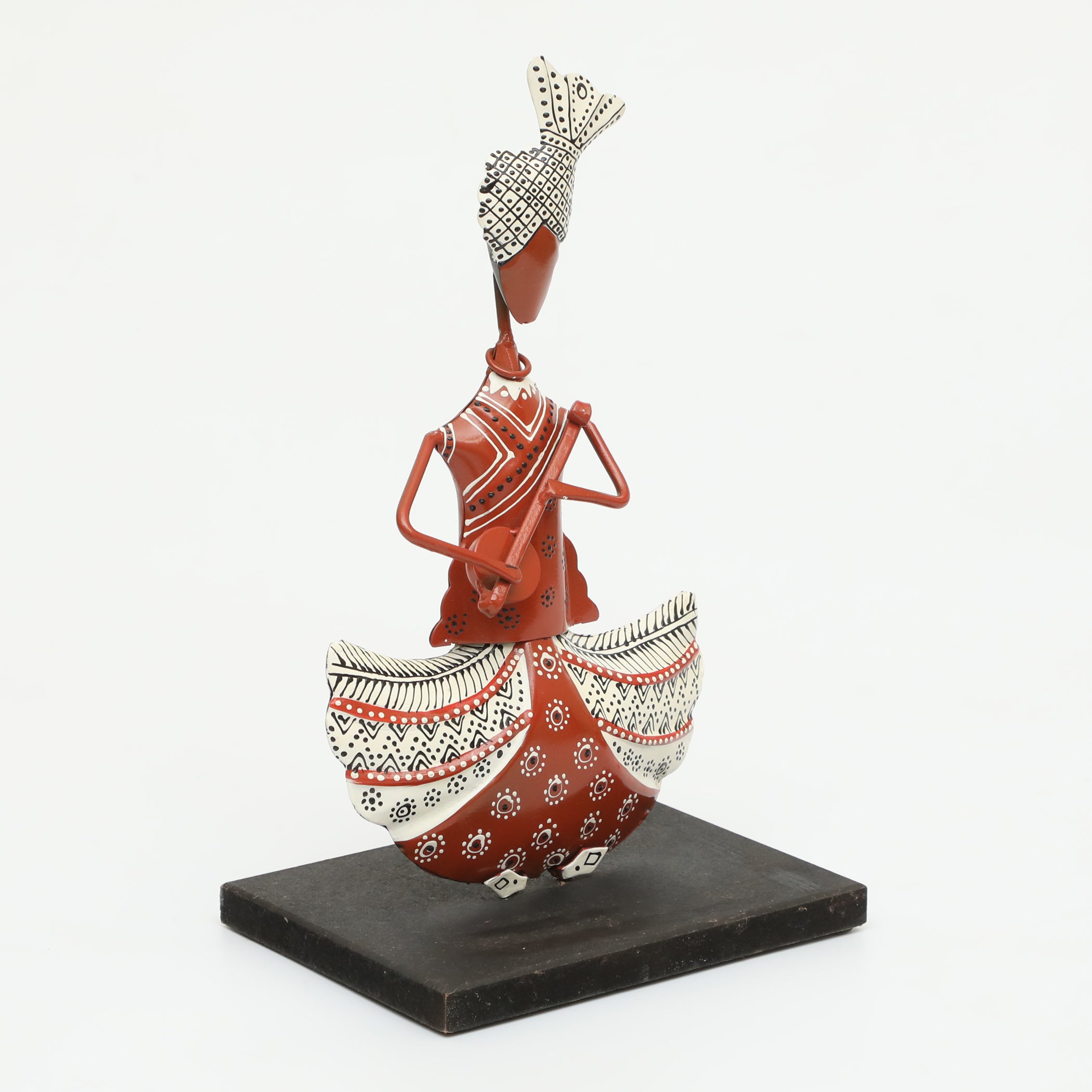 Vedas F-Akemi Sitar Handpainted Table Decor showpiece