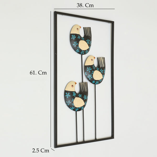 Vedas W Zeno Birds Wall Decor dimensions