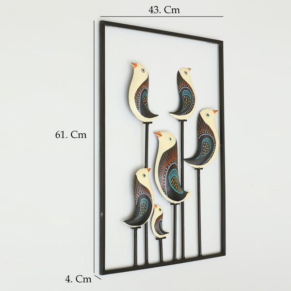 Vedas W Lois Birds Wall Decor dimensions