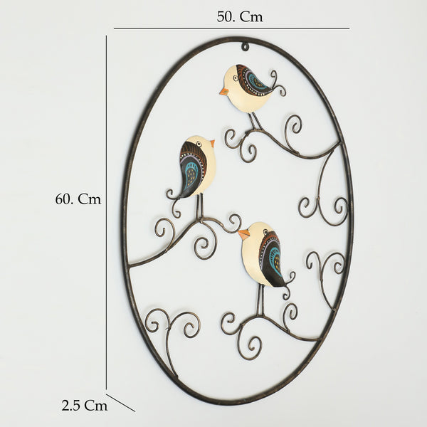 Vedas W Galen Birds Wall Decor dimensions