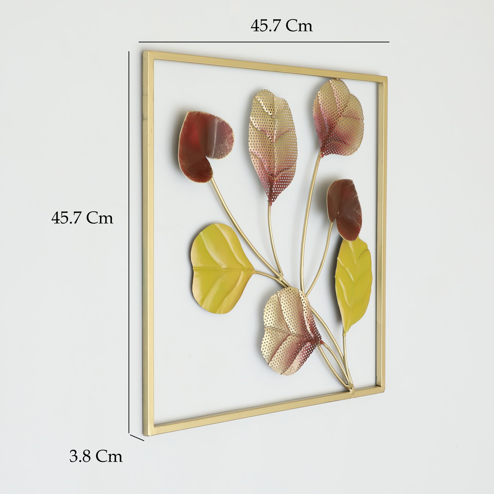 Vedas W-Aarna Square Leaf Wall Hanging