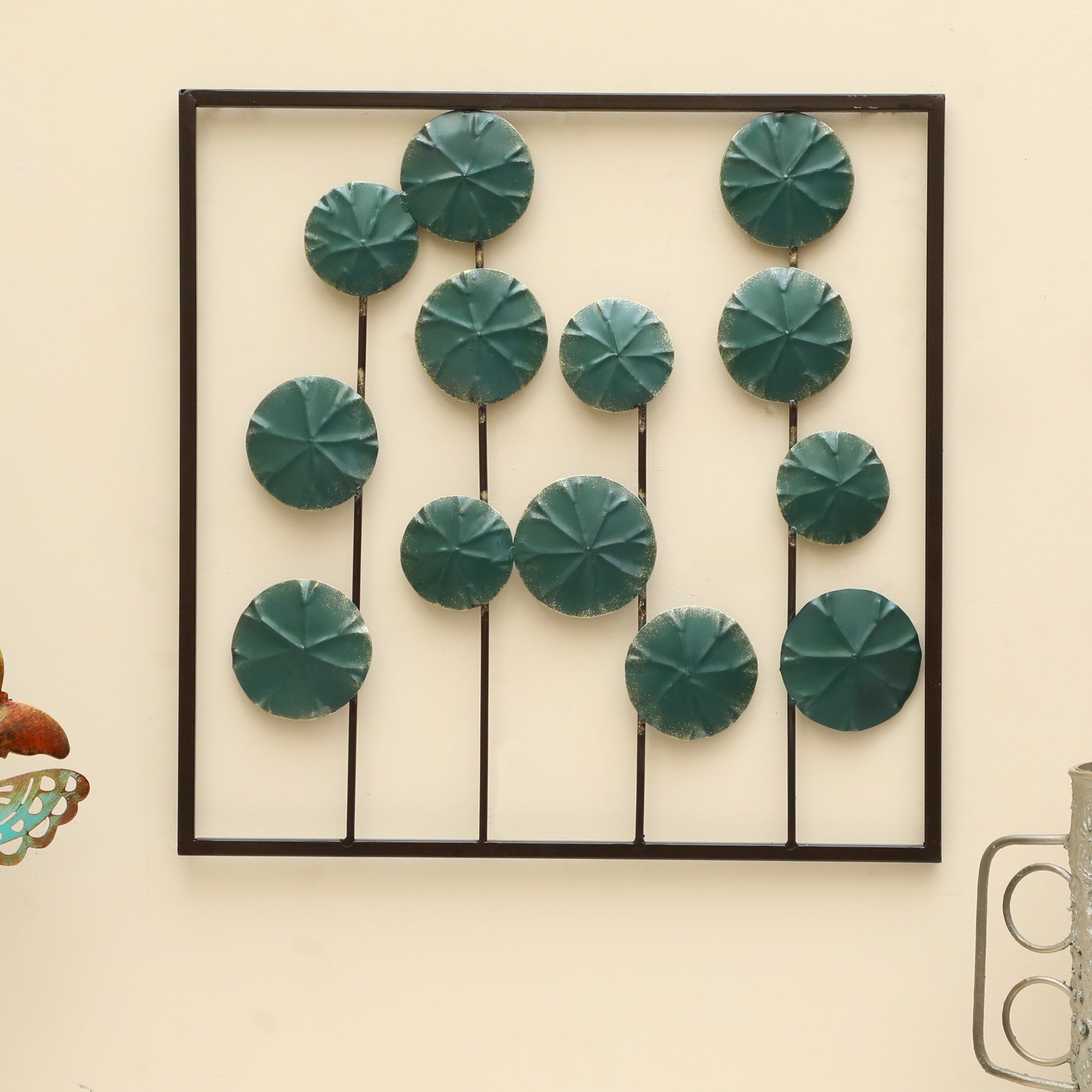 Vedas W-Indira Square Wall Hanging