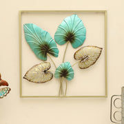 Vedas W-Anika Square Leafs Wall Hanging