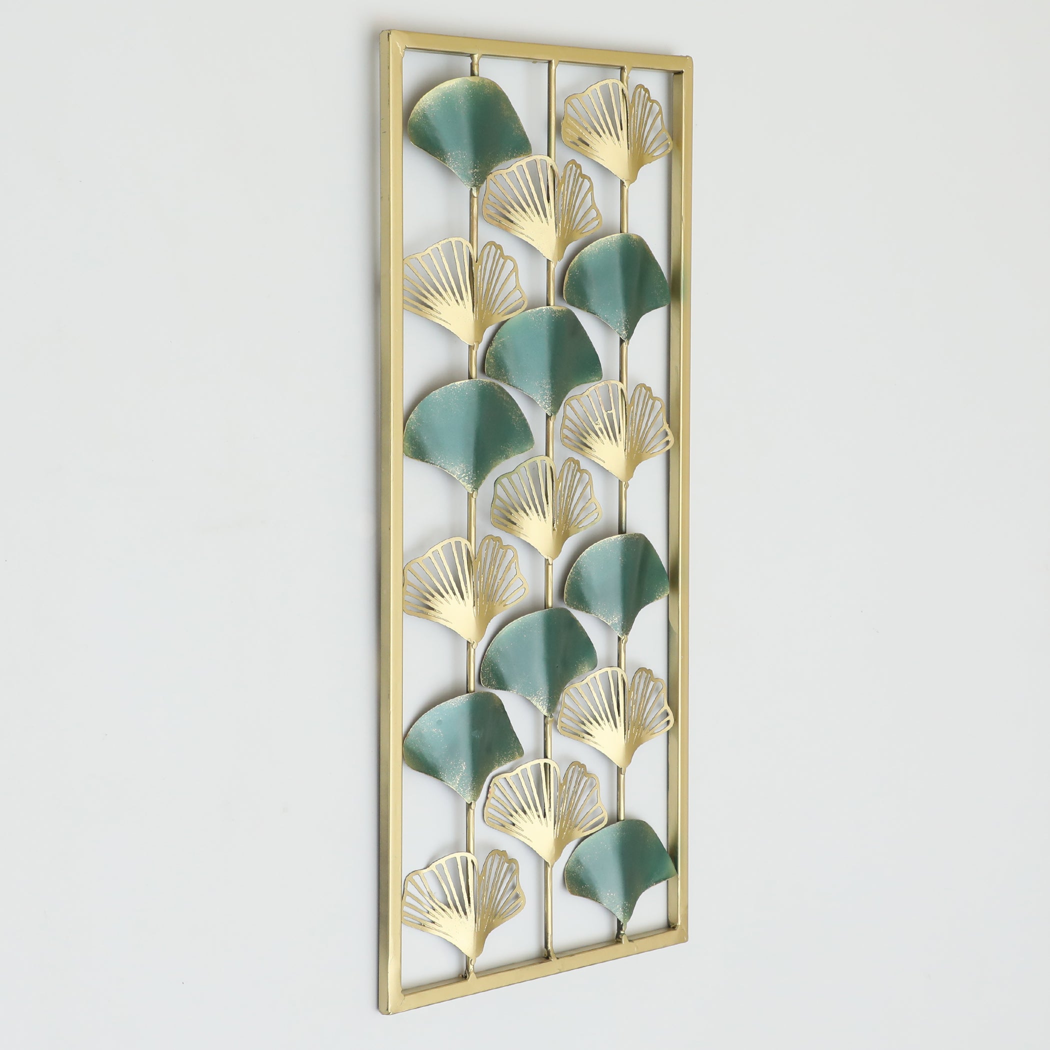 Vedas W-Rian Rectangular Bunch Ginko Wall Hanging