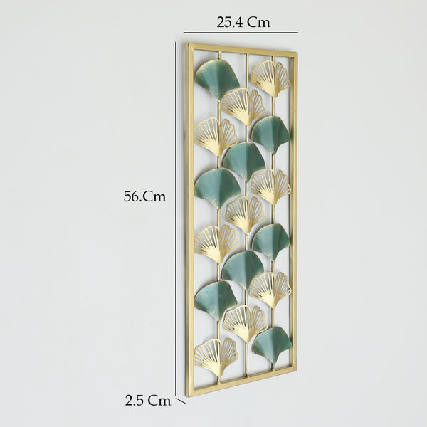 Vedas W Rian Rectangular Bunch Ginko Wall Hanging dimensions