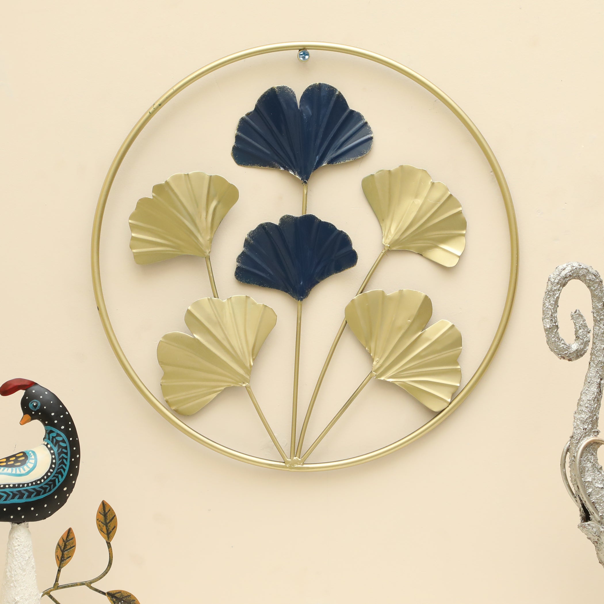 Vedas W-Shaan Square Ginko Wall Hanging