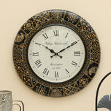 Vedas C Griva Handpainted Wooden Wall Clock with Dial