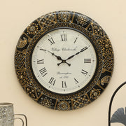 Vedas C Griva Handpainted Wooden Wall Clock with Dial