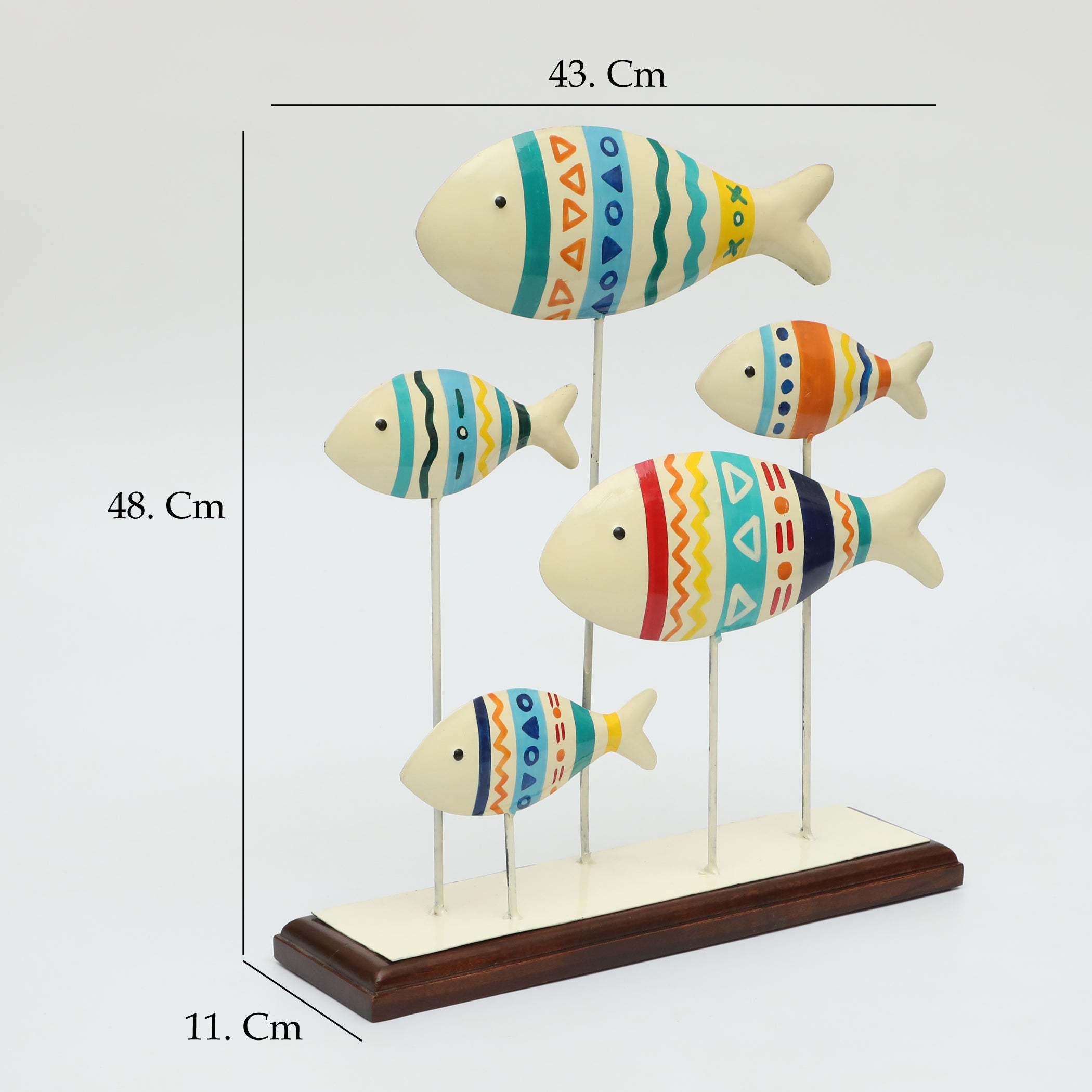 Vedas F-Suki Fishes Table Decor