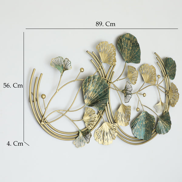 Vedas W Hadley Ginko Leaf Wall Decor dimensions