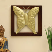 Vedas W-Remi Butteyfly of Wooden Frame Wall Decor