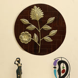 Vedas W Asahi Leaf Wall Decor On Wood