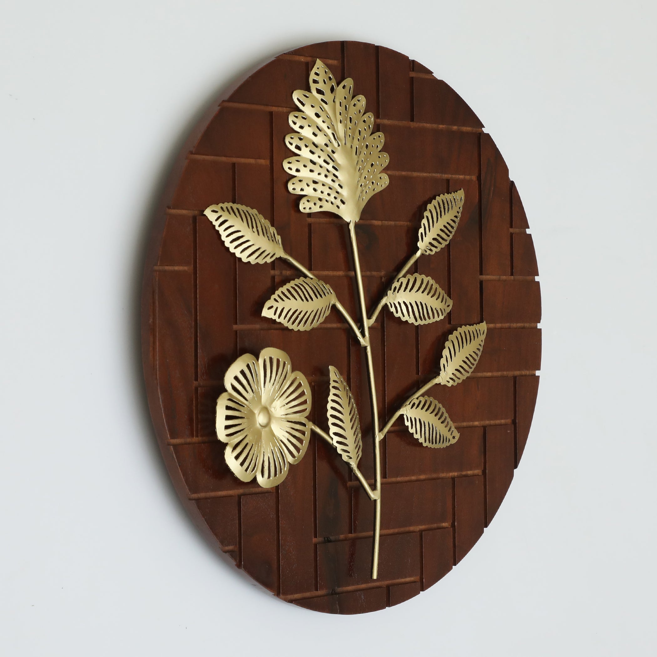 Vedas W-Asahi Leaf Wall Decor on Wood