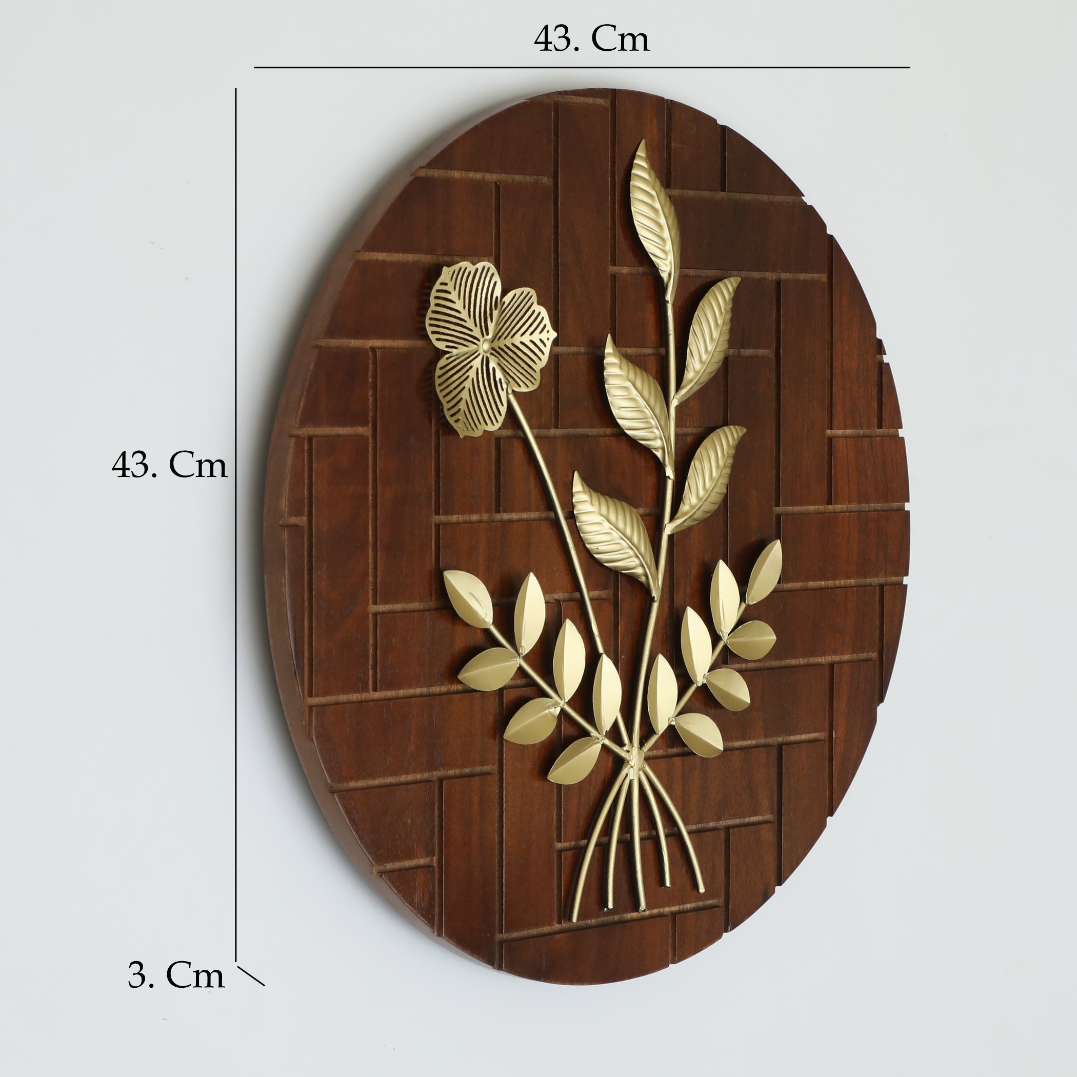 Vedas W-Banyu Leaf Wall Decor on Board