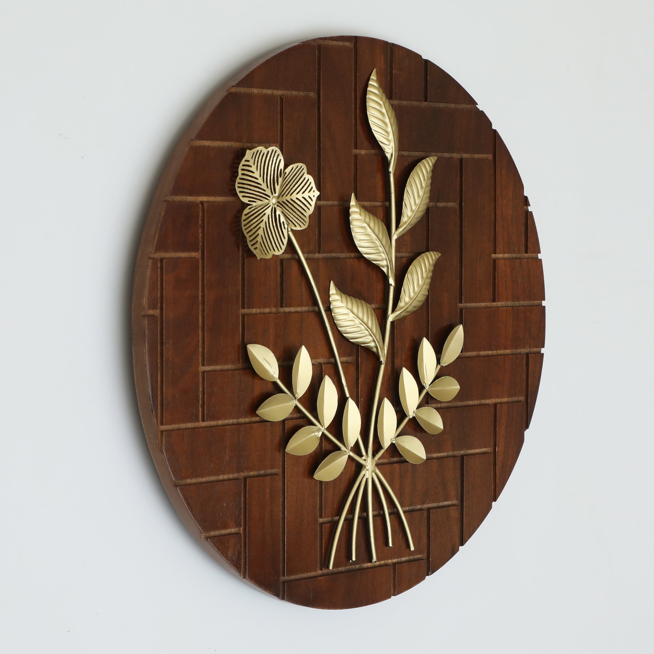 Vedas W-Banyu Leaf Wall Decor on Board