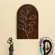 Vedas W-Abril Leaf Wall Decor on Wood