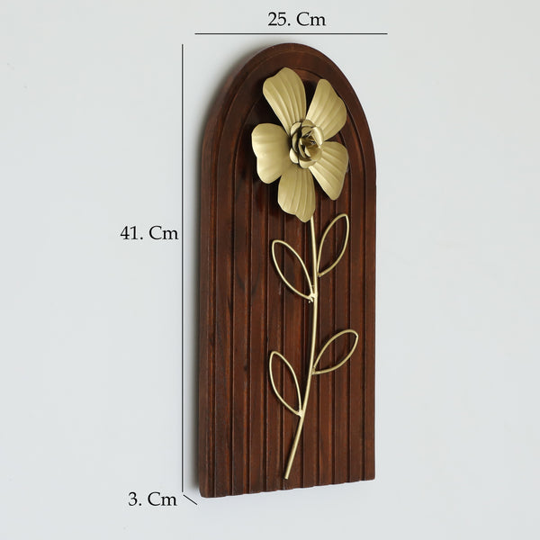 Vedas W Leo Leaf Wall Decor On Wood dimensions