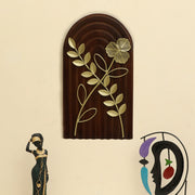 Vedas W-Ian Leaf Wall Decor on Wood