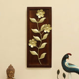 Vedas W Oliver Leaf Wall Decor On Wooden Frame