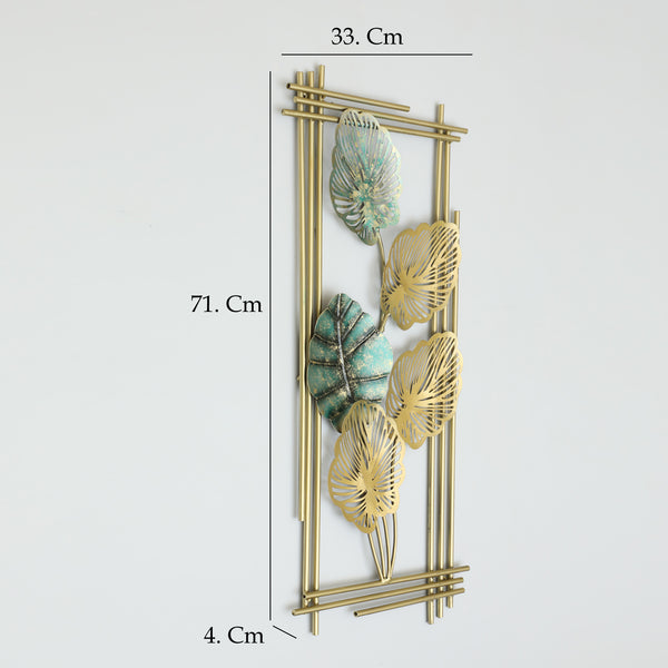 Vedas W Teo Leaf Wall Decor dimensions