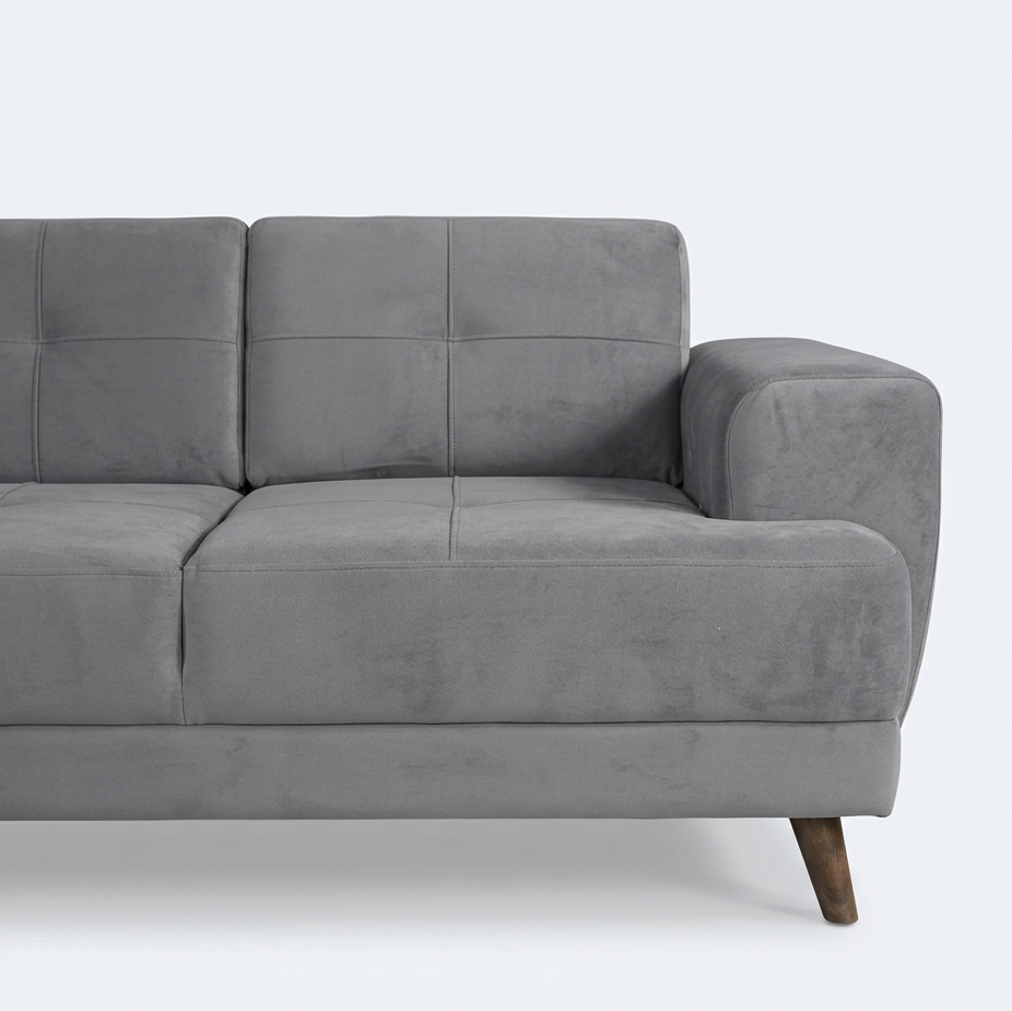 RIGA LYRA FAB LOUNGER LARGE D GREY RH