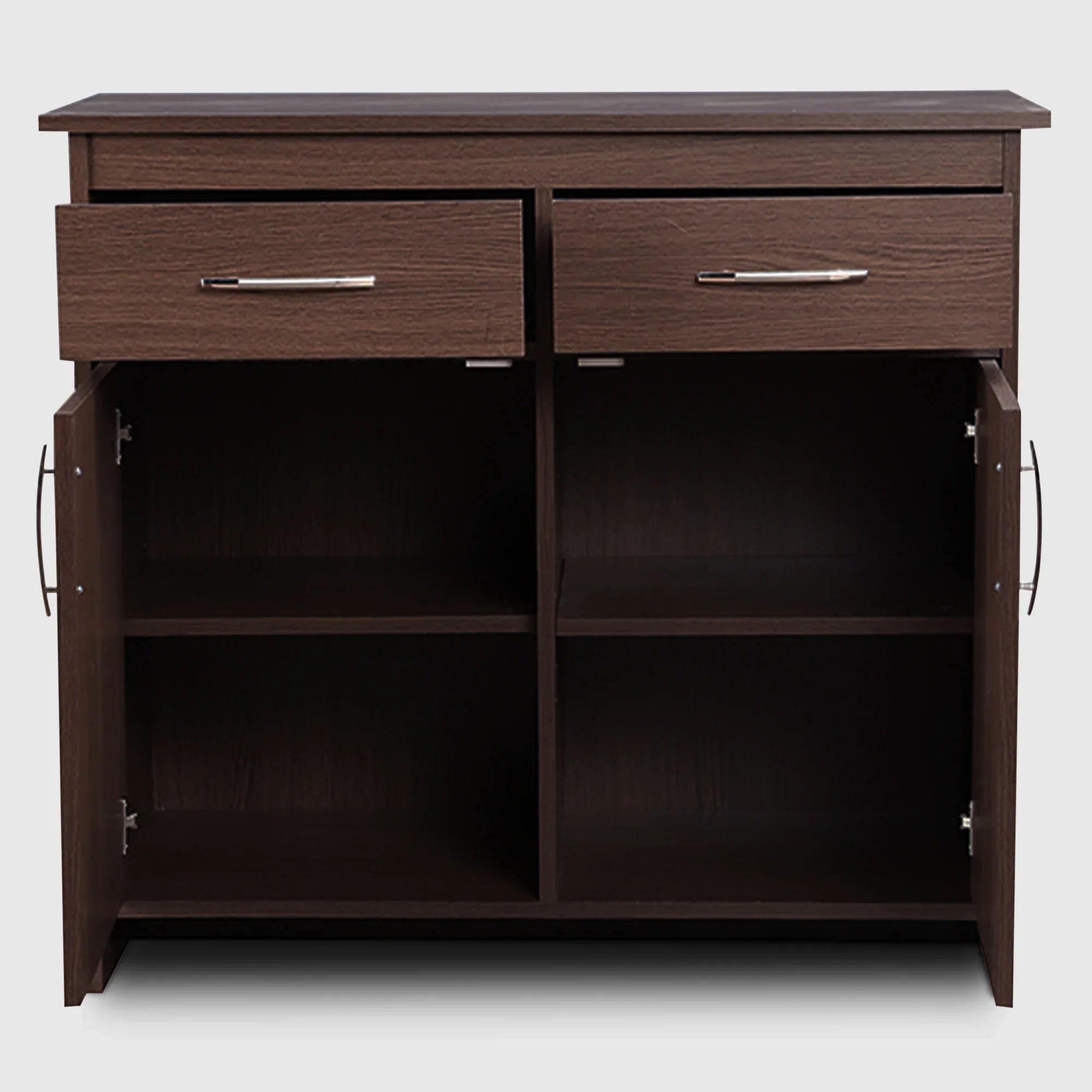 Albert Engineered Wood 2 Door Cabinet in Oak Colour - HomeTown