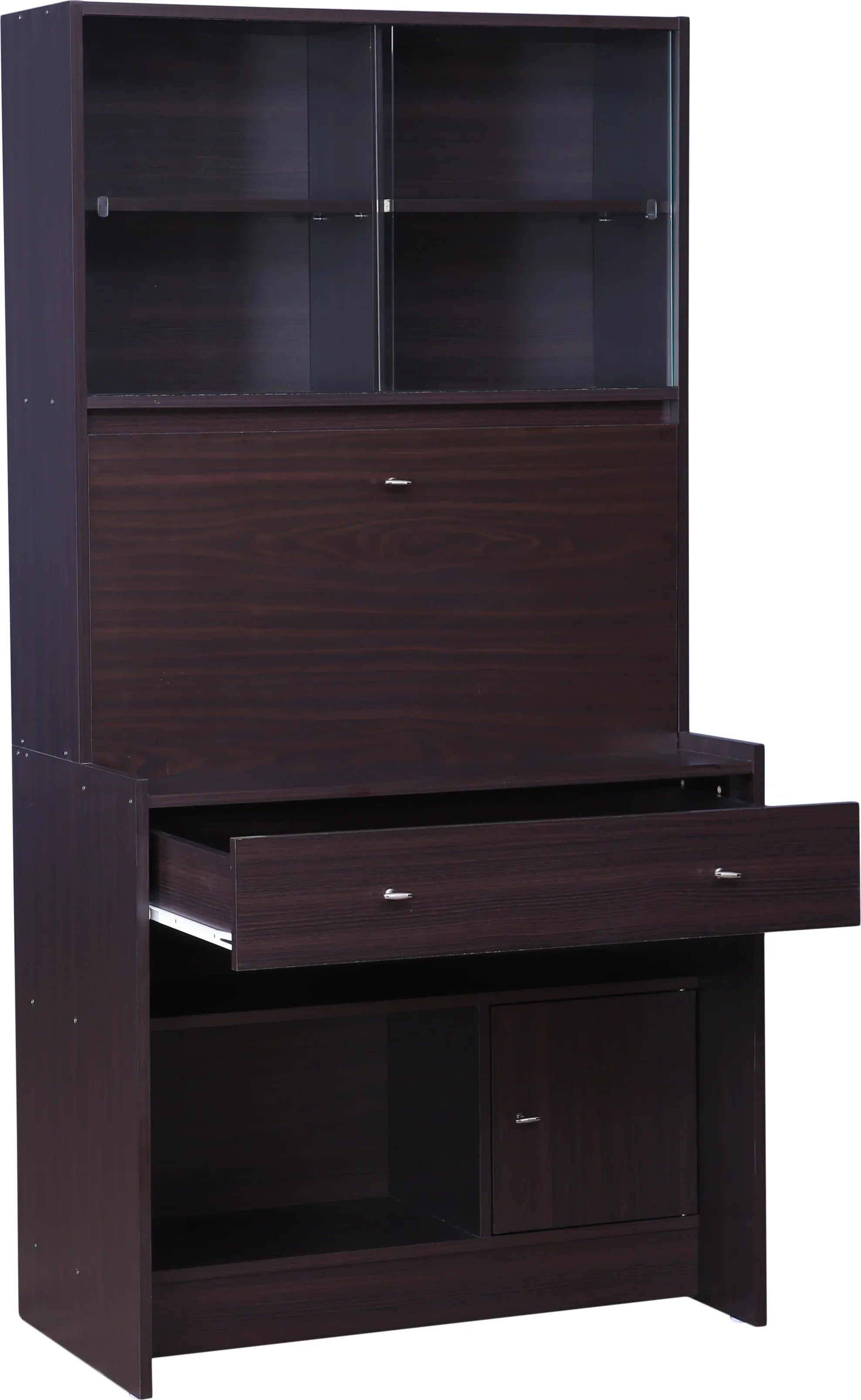 Rhombus Study Table Study Table in Wenge Colour - HomeTown