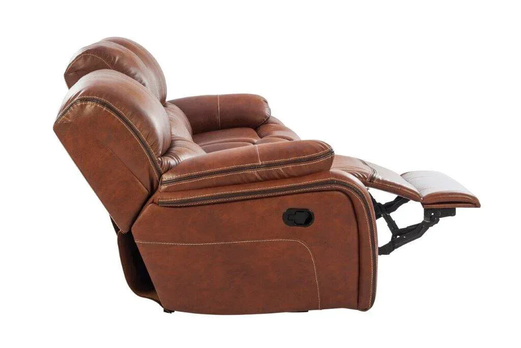 Tigris Leatherette Recliner In Brown Colour - HomeTown