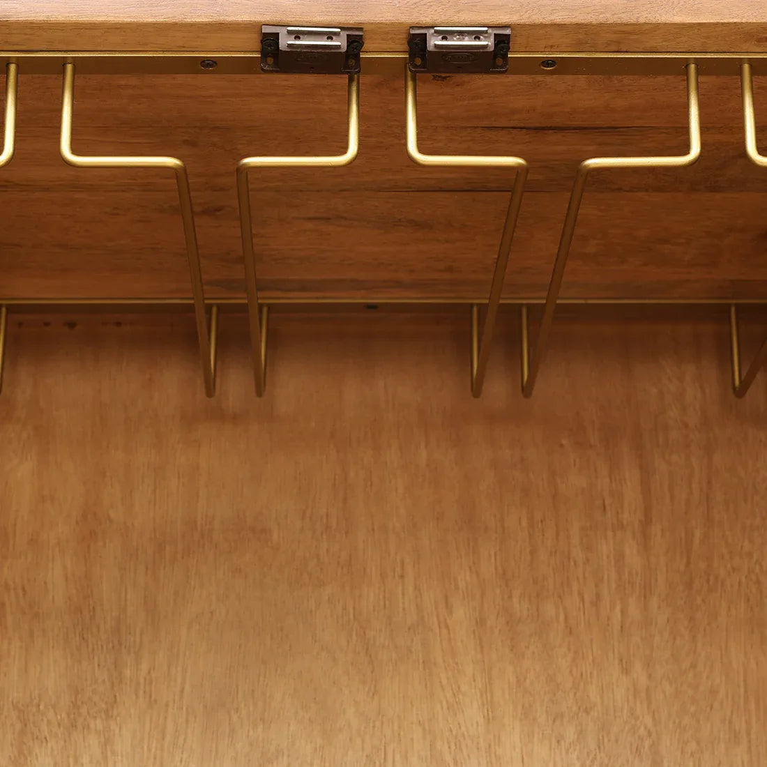 Crested Bar Unit in Brown & Gold Colour - HomeTown