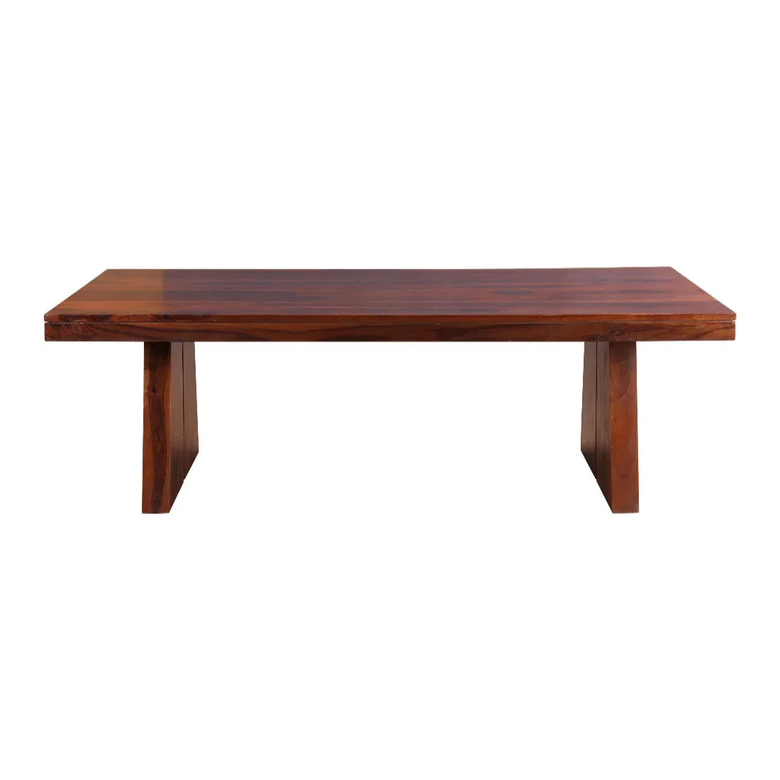 Austin Sheesham Wood(Rosewood) 8 Seater Dining Table in Honey Colour - HomeTown