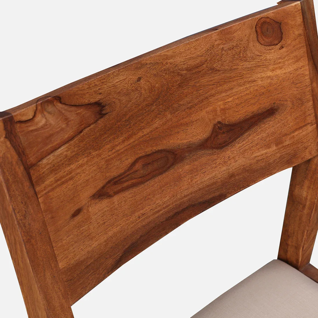 Axel Sheesham Wood(Rosewood) Dining Chair Set Of 2 in Natural Sheesham Colour