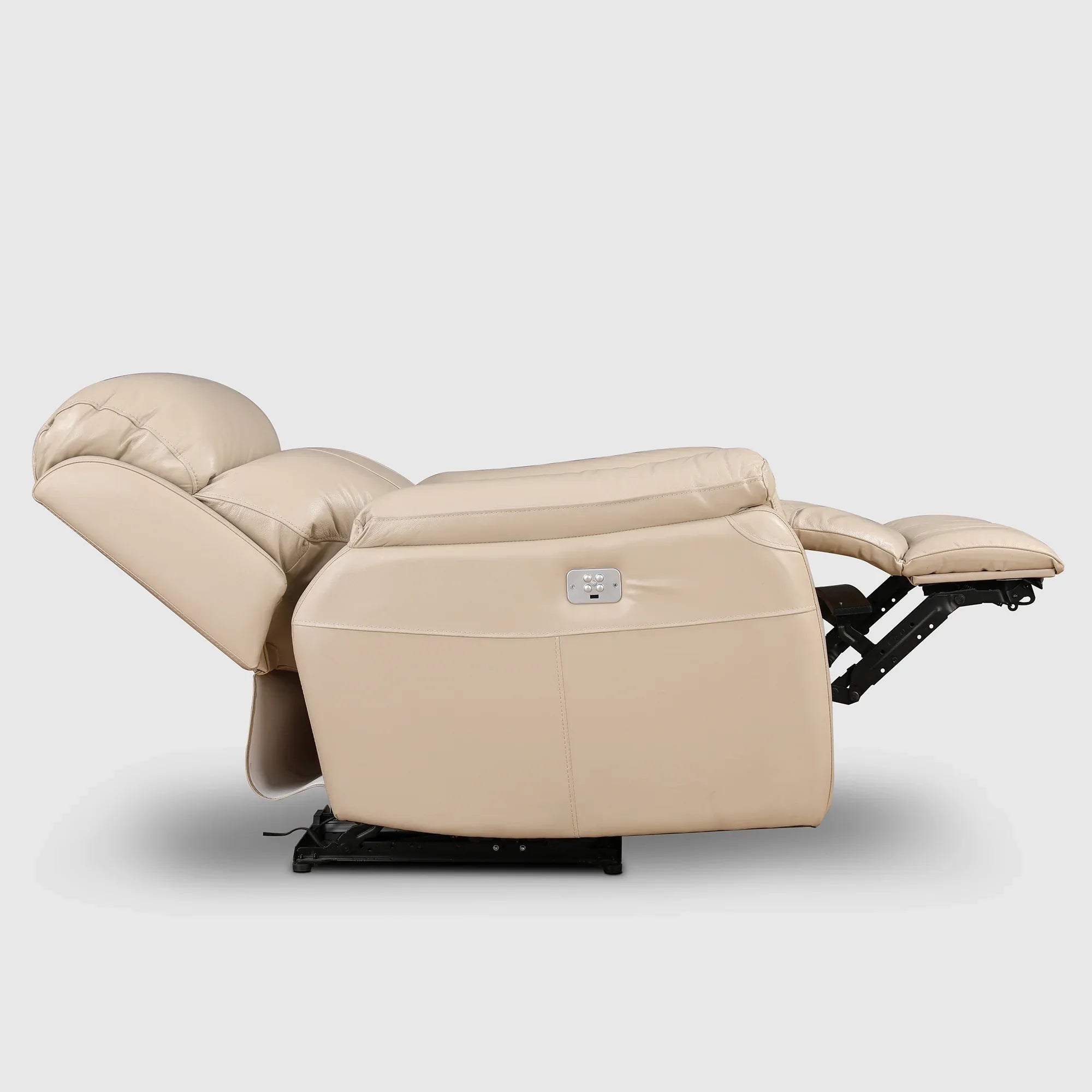 Plush Leather Electric Recliner - HomeTown