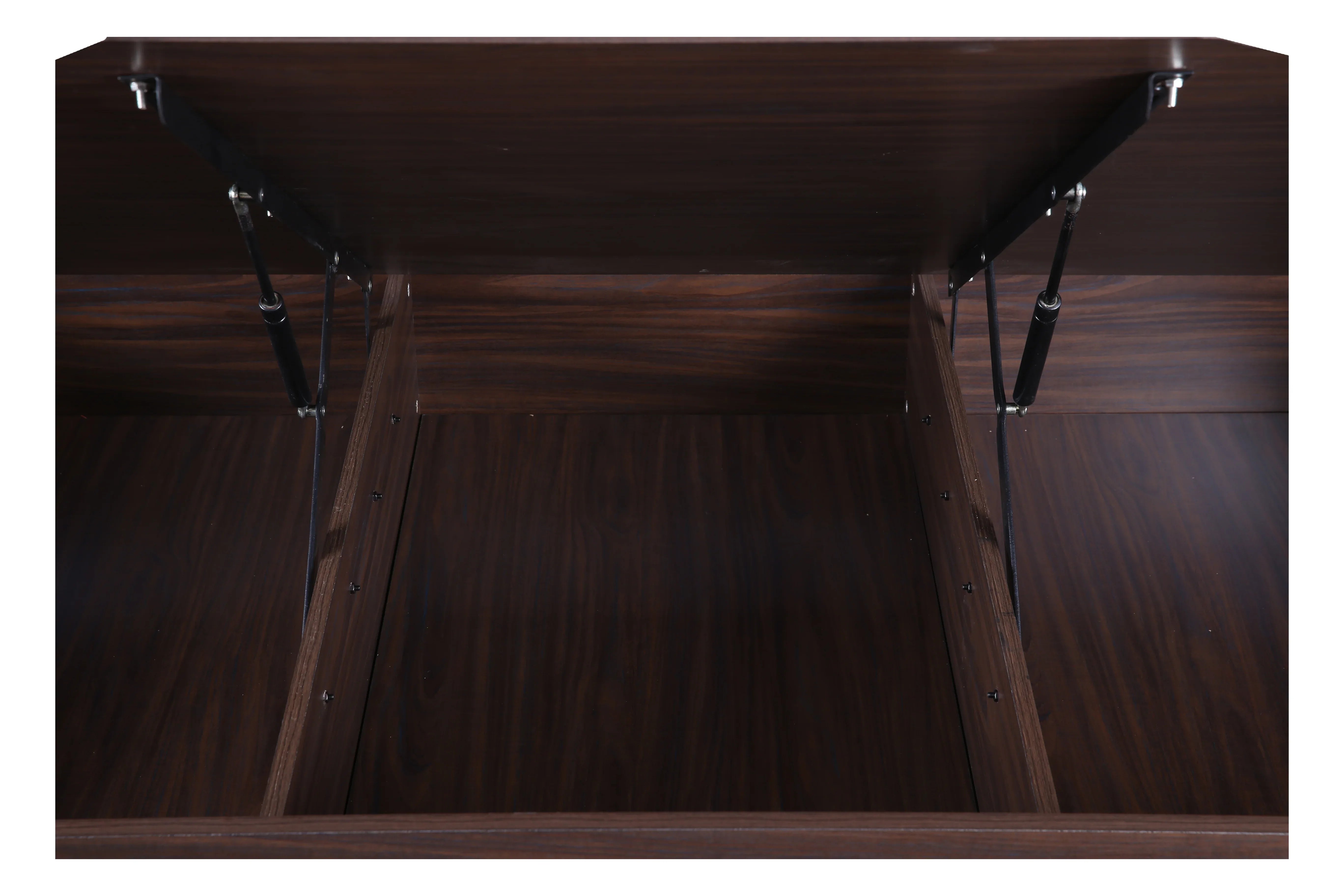 Bolton King Bed with Hydraulic storage in Walnut Colour - HomeTown