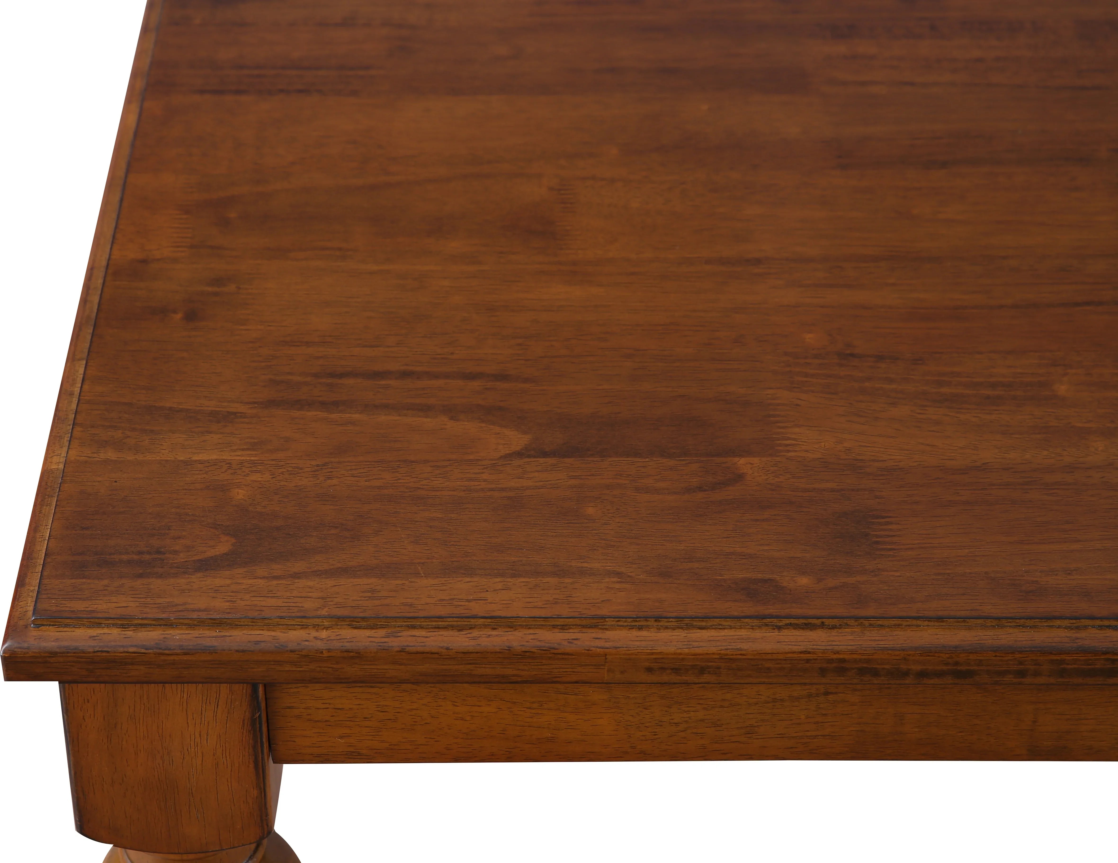 Tobago Solidwood 6 Seater Dining Table in Antique Walnut Colour - HomeTown