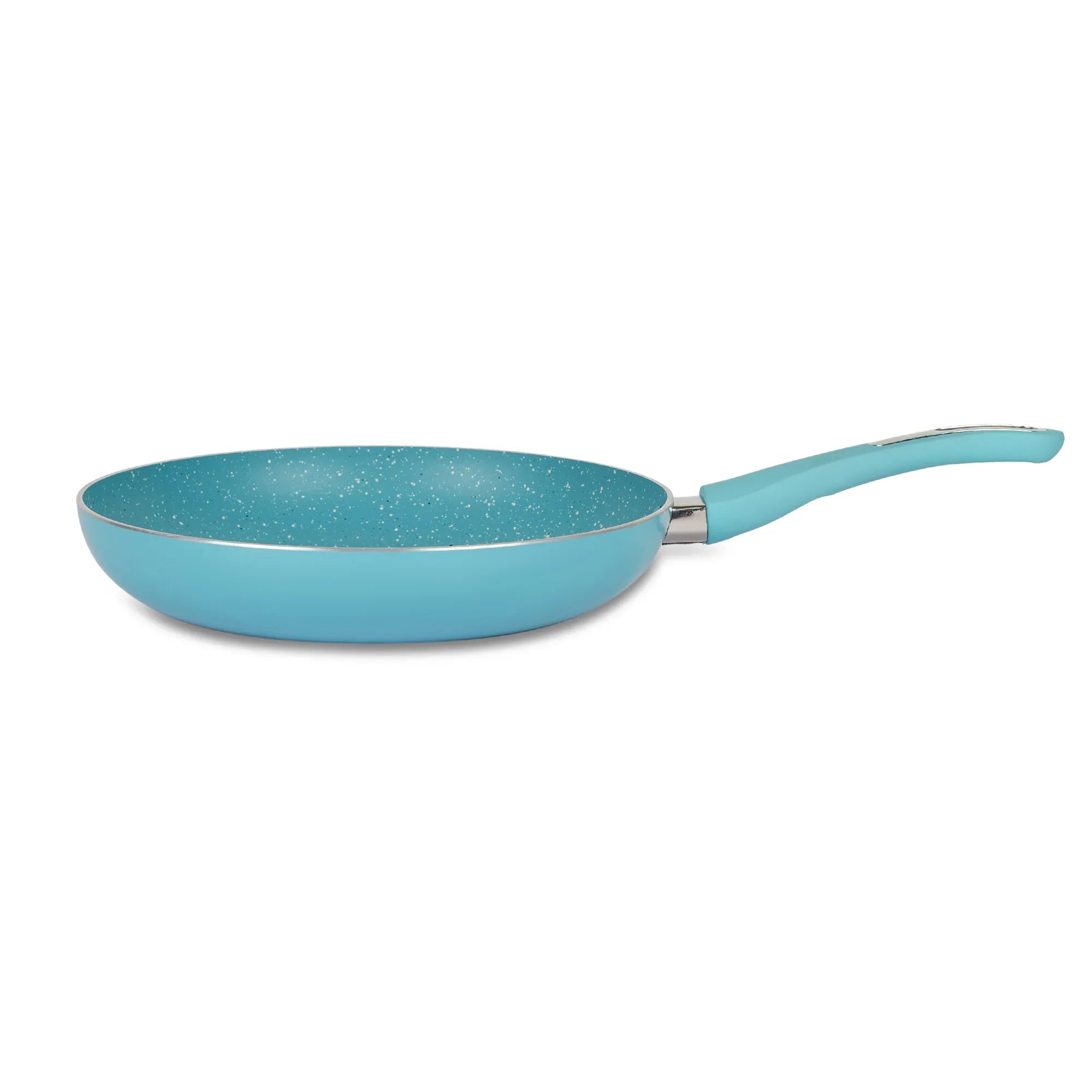 MasterCook+ 100% Virgin Aluminium Non-Stick Fry Pan 24cm in Teal Colour - HomeTown