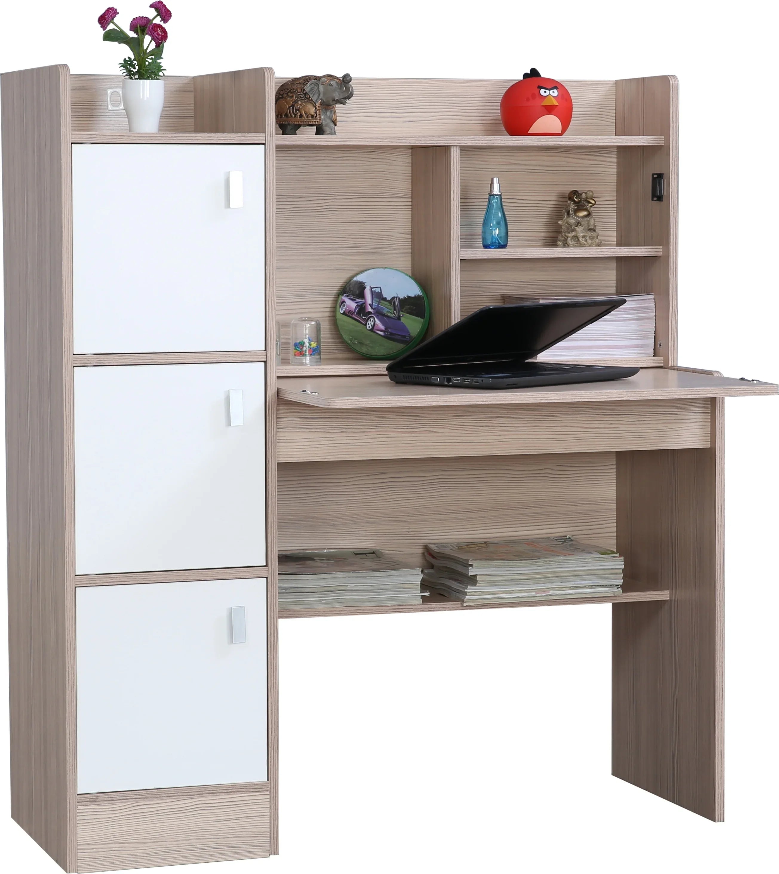Ace Engineered Wood Study Table in White Colour - HomeTown
