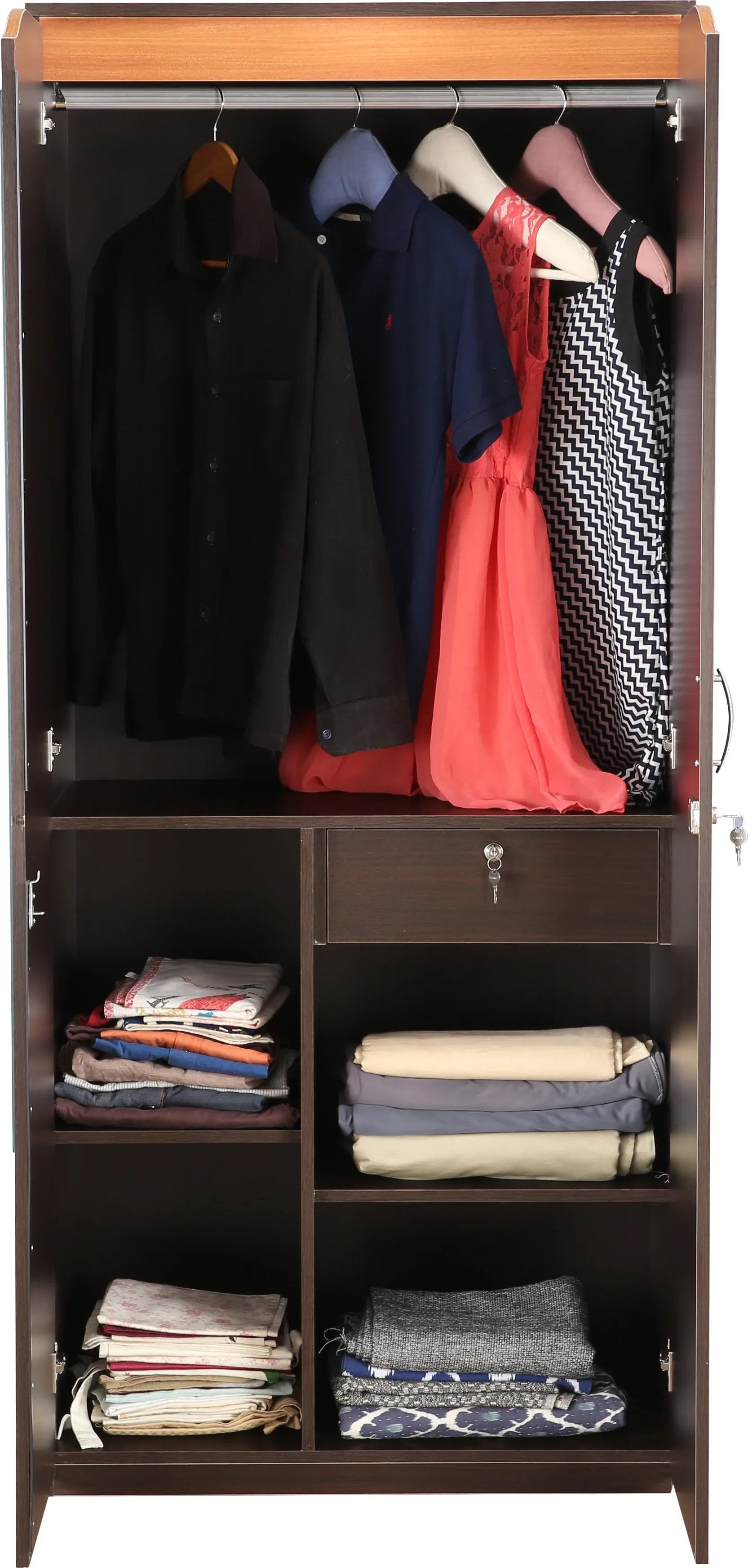 Swirl Two door Wardrobe - HomeTown