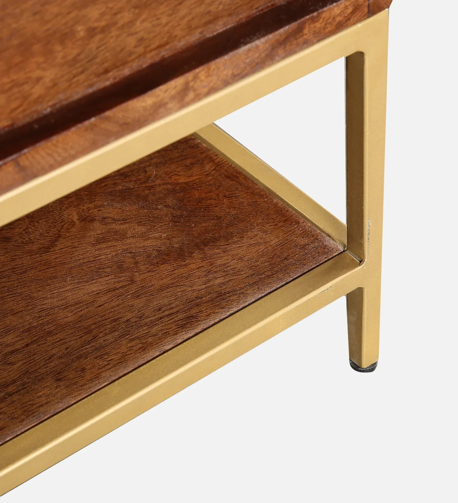 Crema Marble Top Center Table in Brown Colour - HomeTown