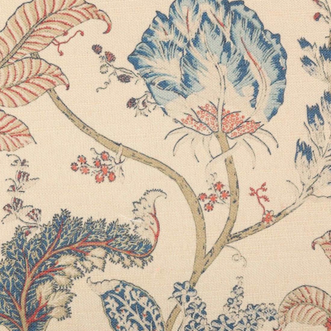 Azalea Fabric Ottomans in Peach Printed Colour - HomeTown